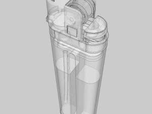 cigarette lighter 3D Model