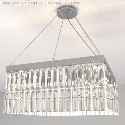 contemporary crystal chandelier 3D-Modell .c4d .max .obj .3ds .fbx .stl .blend 