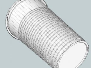 plastic cup 3D Модель