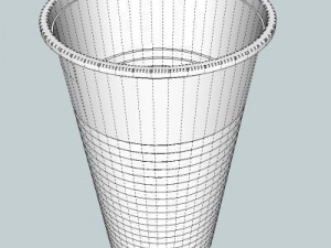 plastic cup 3D Модель