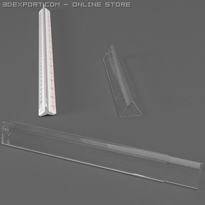 Architectural Scale Ruler 3D Model in Tools 3DExport