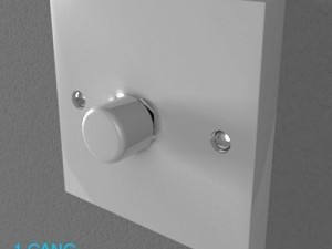 uk switches  sockets pack  white plastic Modelo 3D
