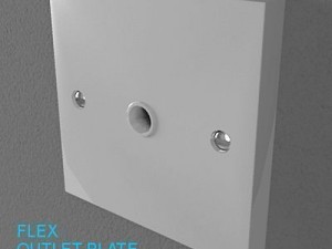 uk switches  sockets pack  white plastic Modelo 3D