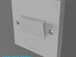 uk switches  sockets pack  white plastic 3D Model