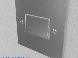 uk electrical switch  sockets pack  flush metal 3D Model