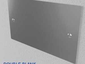 uk electrical switch  sockets pack  flush metal 3D मॉडल