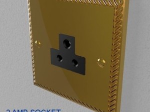 uk electrical switches  sockets pack  georgian s 3D-Modell