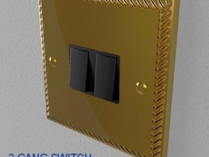 uk electrical switches  sockets pack  georgian s 3D-Modell
