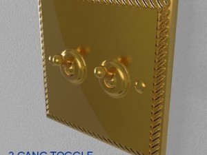 uk electrical switches  sockets pack  georgian s 3D-Modell
