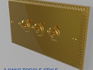 uk electrical switches  sockets pack  georgian s 3D-Modell