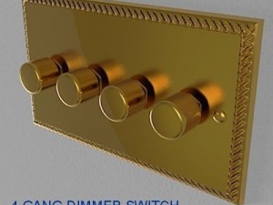 uk electrical switches  sockets pack  georgian s 3D-Modell