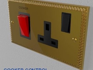uk electrical switches  sockets pack  georgian s 3D-Modell