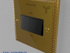 uk electrical switches  sockets pack  georgian s 3D Model