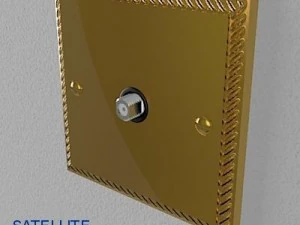 uk electrical switches  sockets pack  georgian s 3D Model
