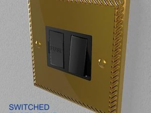 uk electrical switches  sockets pack  georgian s 3D Model
