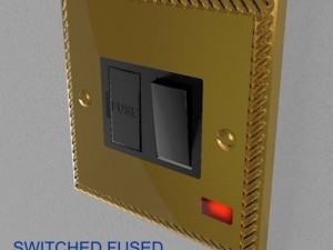 uk electrical switches  sockets pack  georgian s 3D-Modell