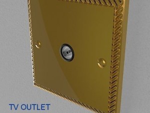 uk electrical switches  sockets pack  georgian s 3D-Modell