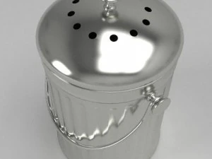 piccolo contenitore per compost da cucina Modello 3D