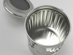 small kitchen compost bin Model 3D