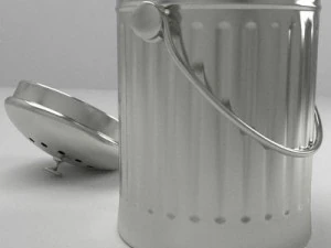 piccolo contenitore per compost da cucina Modello 3D