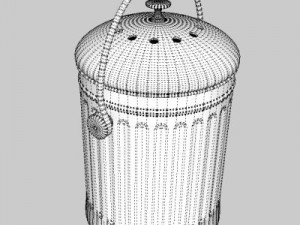 small kitchen compost bin Model 3D