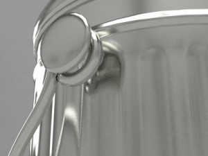 small kitchen compost bin Model 3D