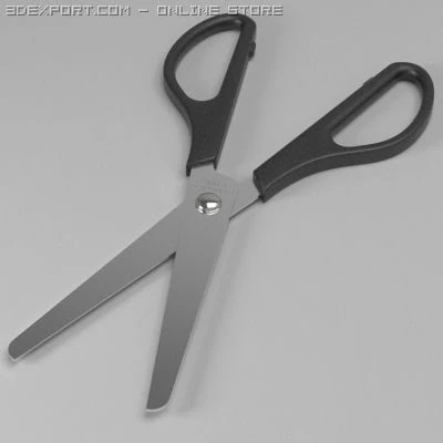scissors 3D Model .c4d .max .obj .3ds .fbx .stl .blend 