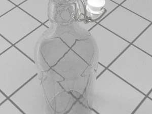 bottle with stopper 3D Model