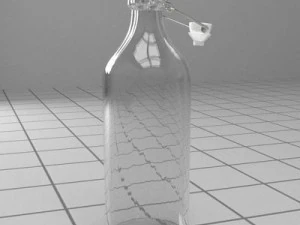 bottle with stopper 3D Model
