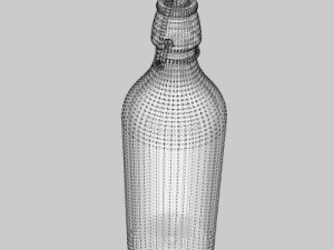 bottle with stopper 3D 模型