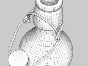 bottle with stopper 3D 模型