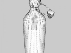 bottle with stopper 3D 模型