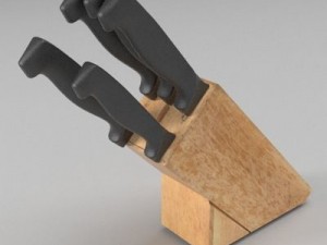 knife block 3D Model