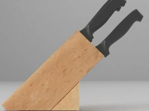 ナイフブロック 3Dモデル