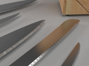 knife block Model 3D