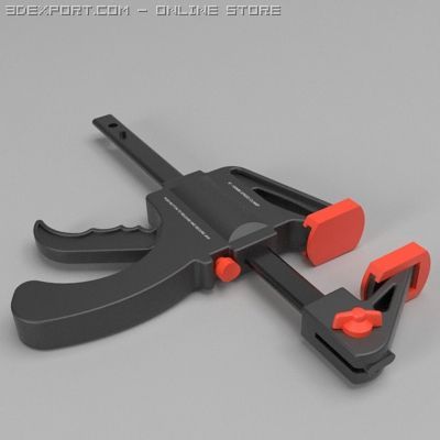 speed clamp 3D Модель .c4d .max .obj .3ds .fbx .stl .blend 