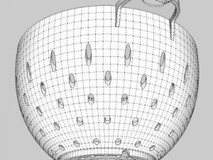 plastic colander 3D Model
