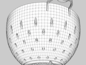 plastic colander 3D Model
