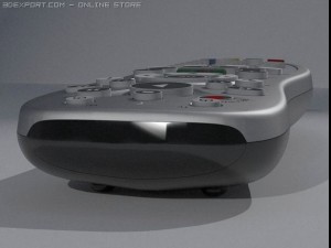media center remote control 3D Model