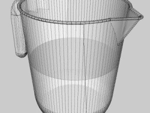 계량 주전자 3D 모델