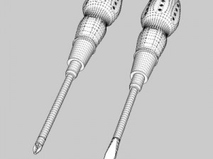 screwdriver set Modello 3D
