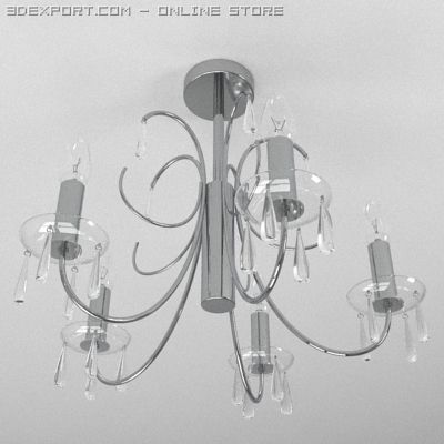 contemporary chandelier Modèle 3D .c4d .max .obj .3ds .fbx .stl .blend 