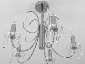 contemporary chandelier 3D 模型