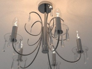 contemporary chandelier Modèle 3D
