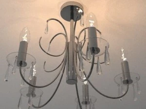 contemporary chandelier 3D Model