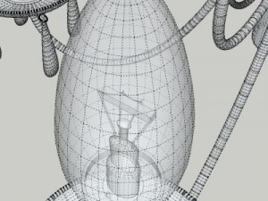contemporary chandelier Modèle 3D
