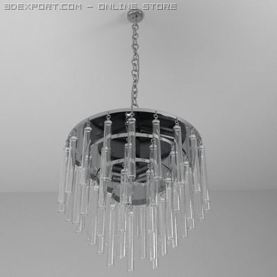 contemporary chandelier 3D Model .c4d .max .obj .3ds .fbx .stl .blend 
