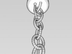 contemporary chandelier 3D Model