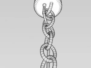 contemporary chandelier 3D Model