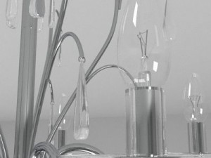 contemporary chandelier Modèle 3D